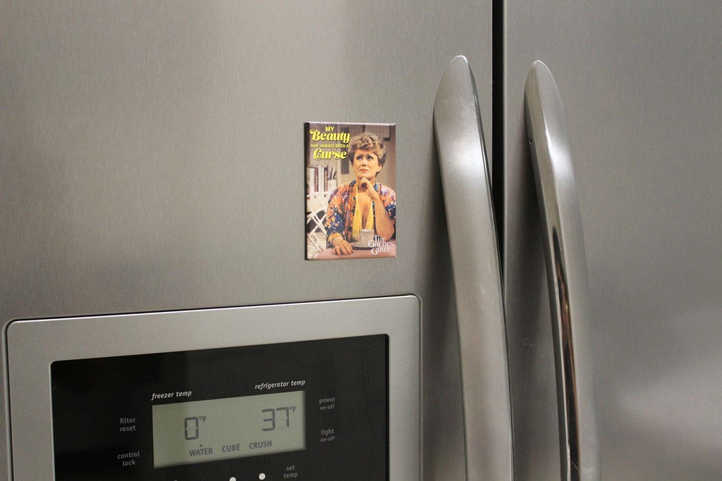 The Golden Girls Blanche My Beauty Is A Curse 2.5 x 3.5 Inch Magnet