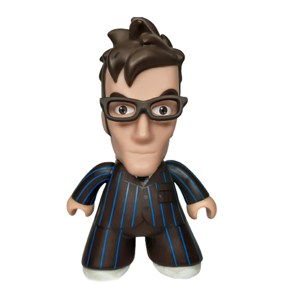 Doctor Who Titan 10th Doctor with Brown Pinstripe Suit 4.5" Vinyl Figure