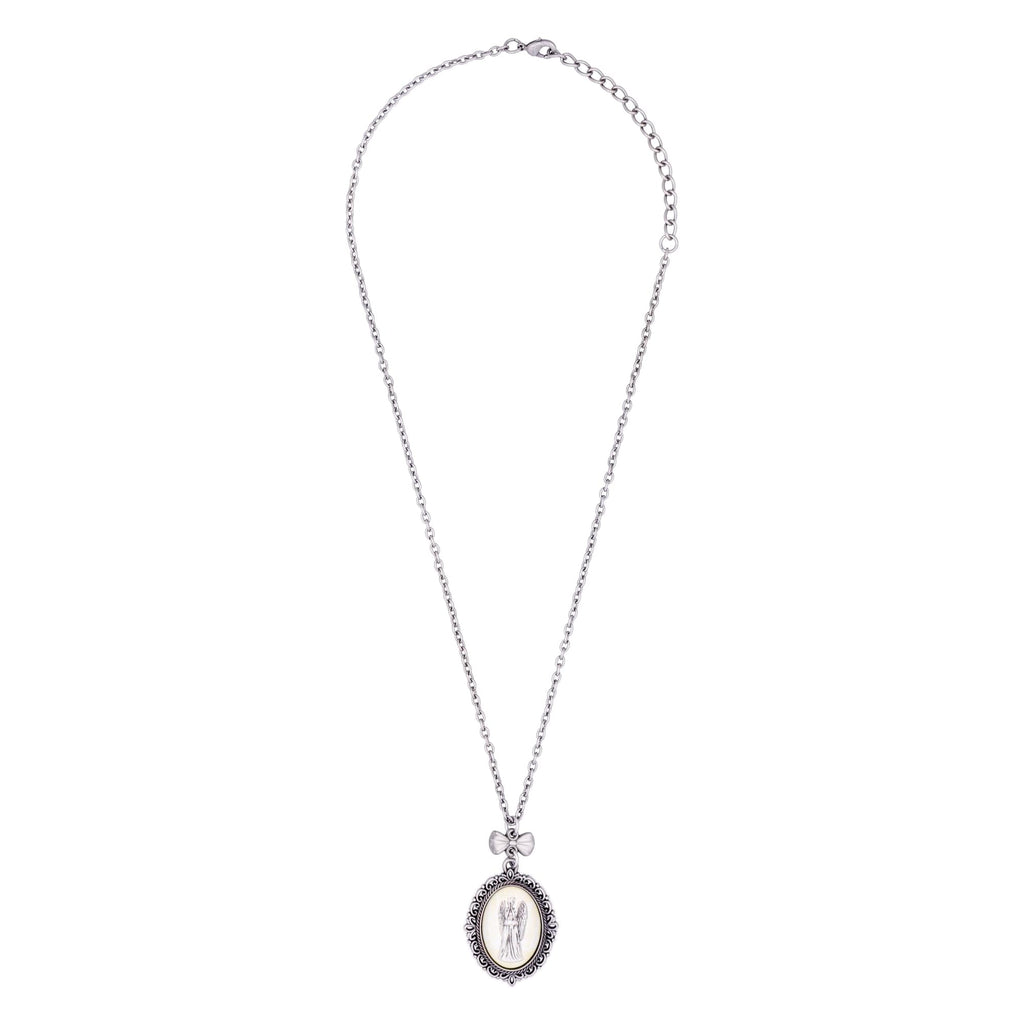 Doctor Who Weeping Angel Cameo Necklace