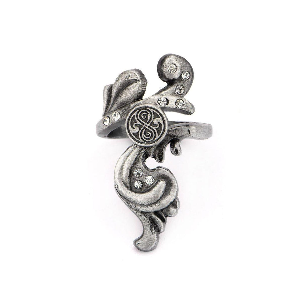 Doctor Who Scroll Gallifreyan Symbol Zinc Alloy Ring