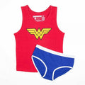 DC Comics Wonder Woman Girl's Tank/Underwear Underoos Set