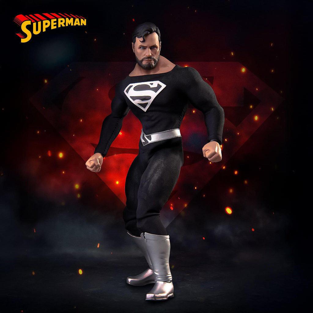 DC Comics Dynamic 8ction Heroes | DAH-45SP Superman (Black Suit Ver.)
