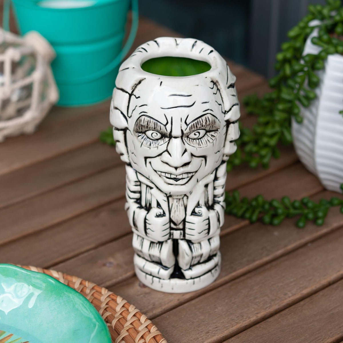 Geeki Tikis Beetlejuice Mug | Ceramic Tiki Style Cup | Holds 21 Ounces