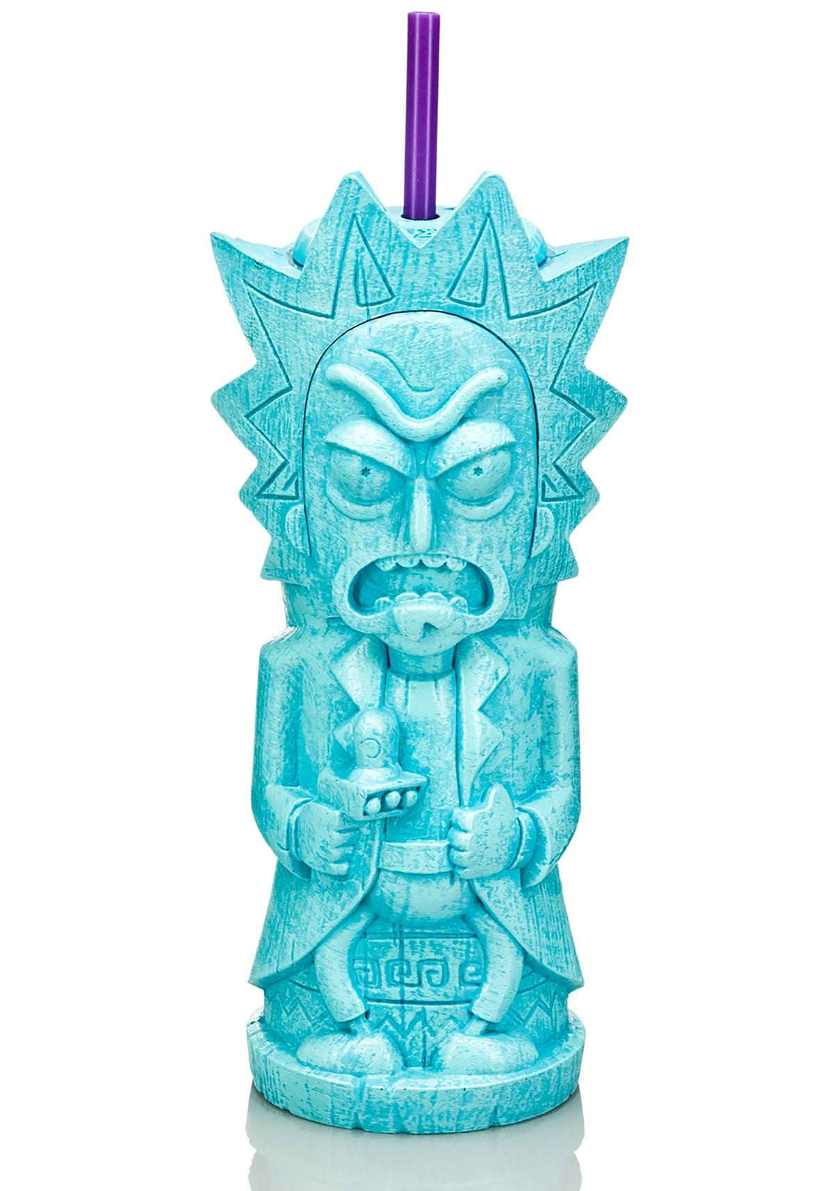 Geeki Tikis Rick and Morty 4-Piece Plastic Tumbler Set