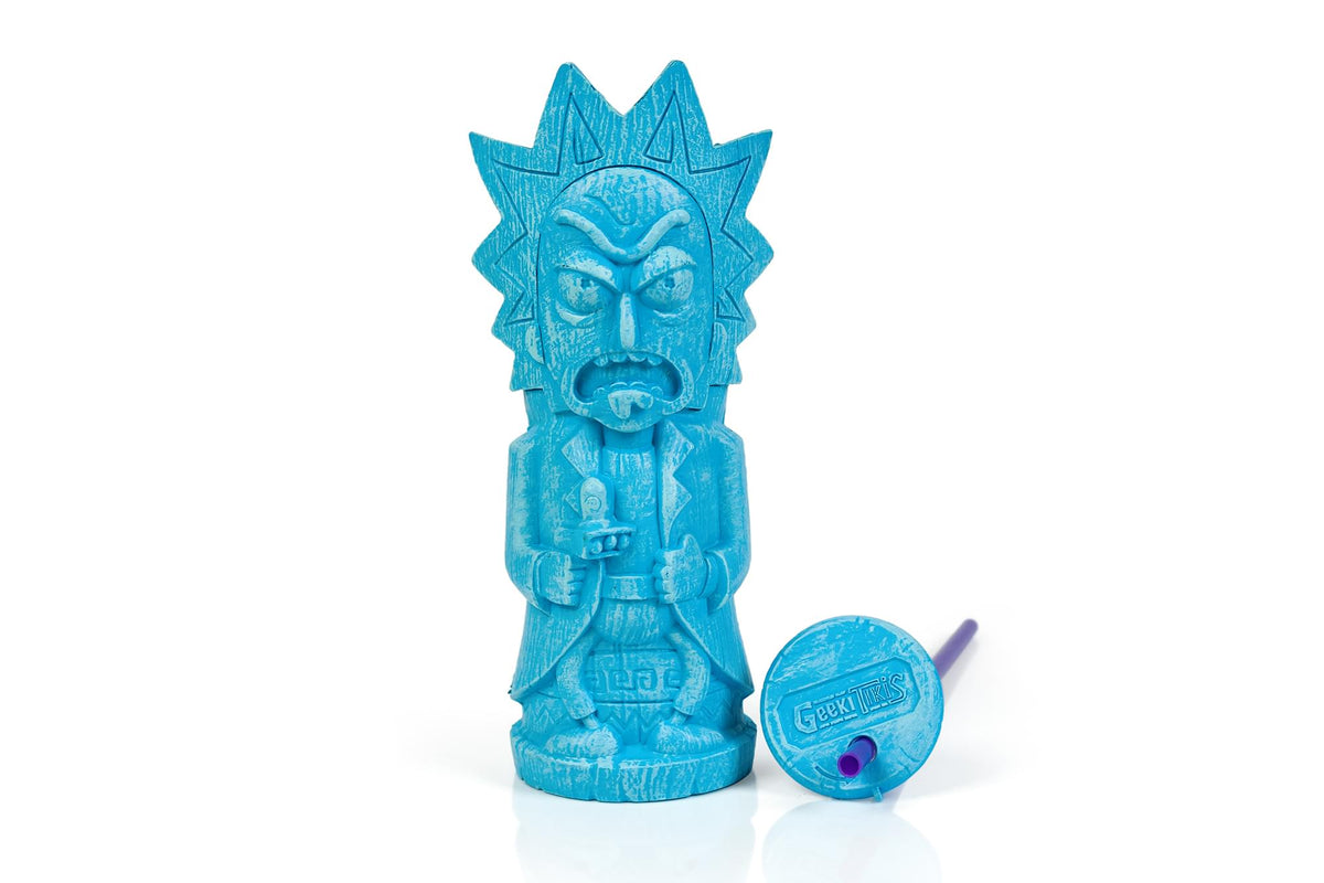 Geeki Tikis Rick and Morty Plastic Tumbler | Rick | Holds 25 Ounces