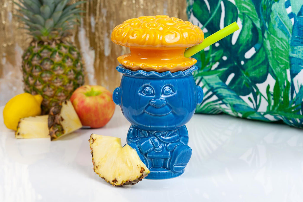Geeki Tikis Garbage Pail Kids GPK Adam Bomb Mug Ceramic Tiki Style Cup 20 Ounces | Set Includes Trading Card
