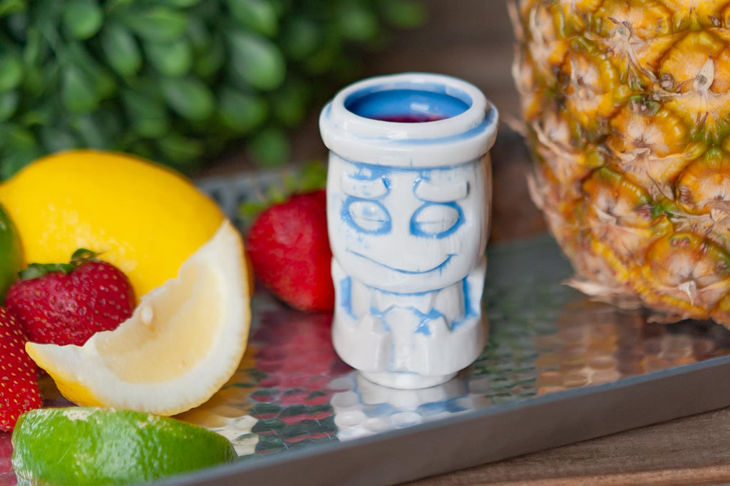 Geeki Tikis Monster Cereals Boo Berry Ceramic Mini Muglet | Holds 2 Ounces
