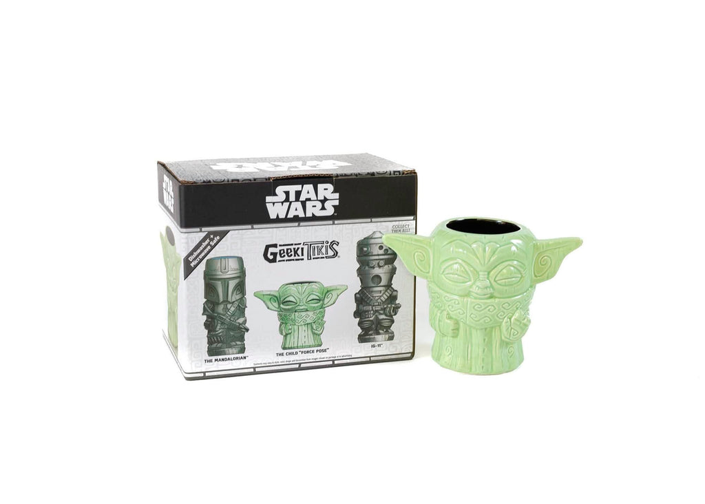 Geeki Tikis The Child "Baby Yoda" Force Pose Mug | Star Wars: The Mandalorian | 16 Ounces