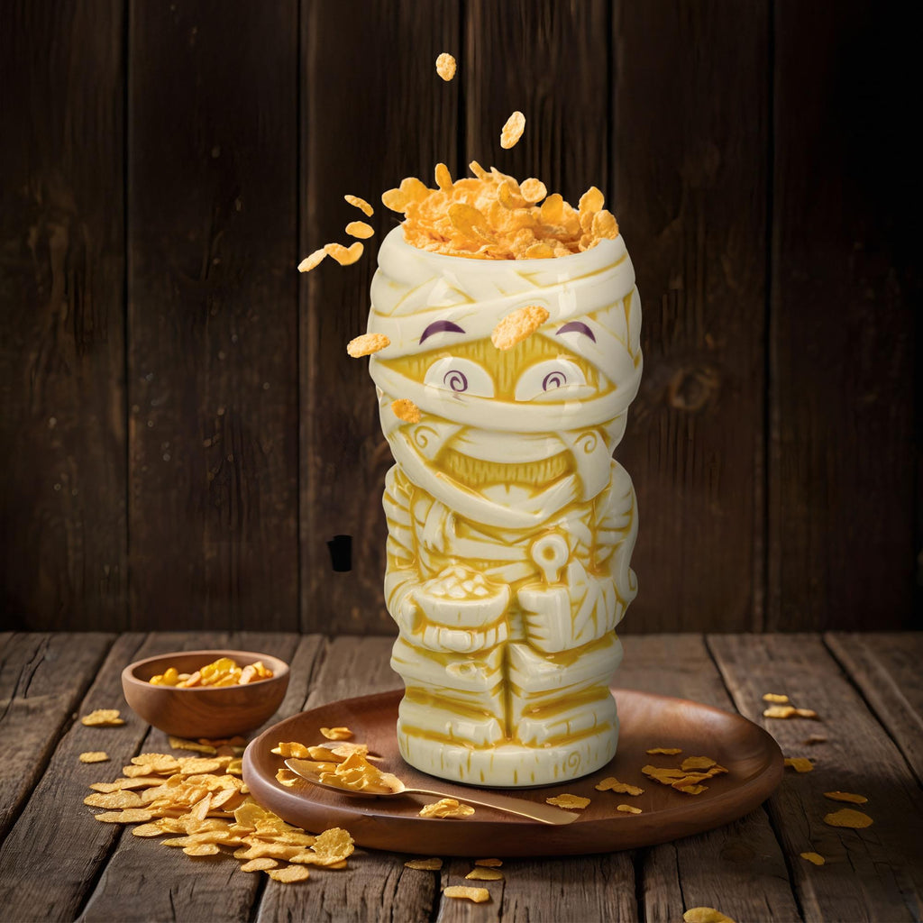 Geeki Tikis Monster Cereals Yummy Mummy Ceramic Mug | Holds 16 Ounces