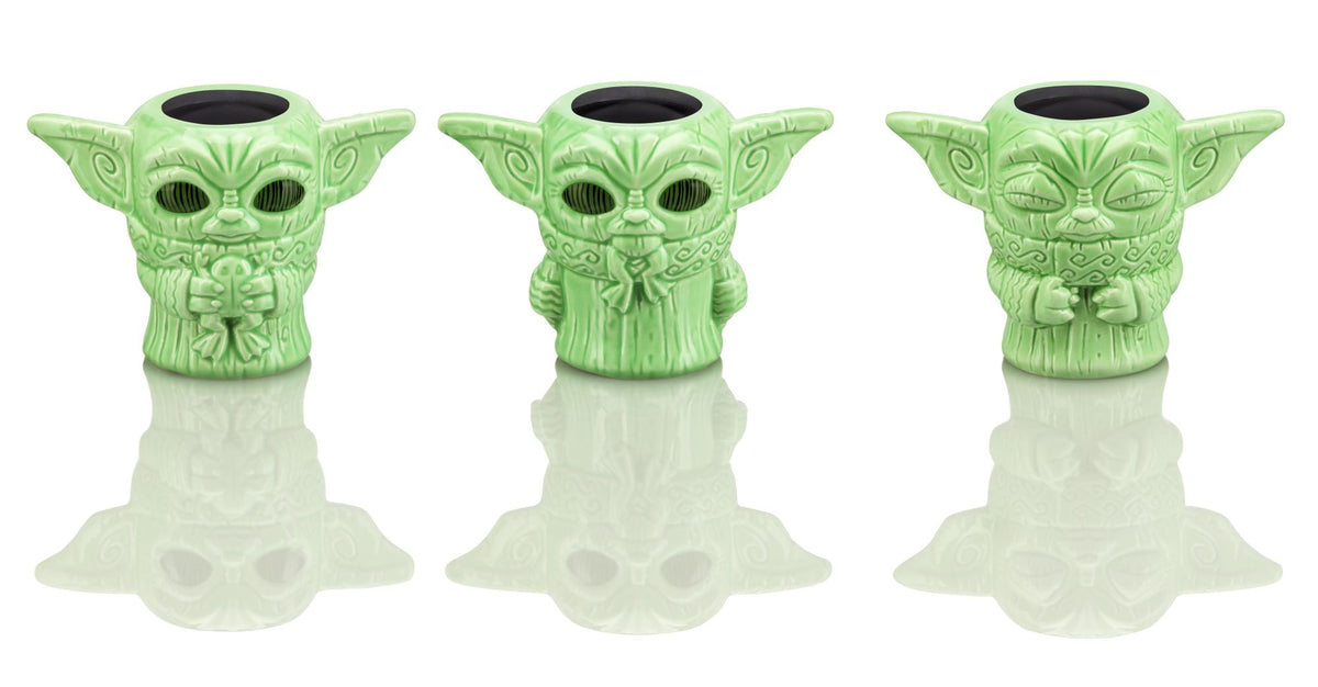 Geeki Tikis Star Wars Mandalorian The Child Mini Muglets | Set of 3 | 2.5 Ounces