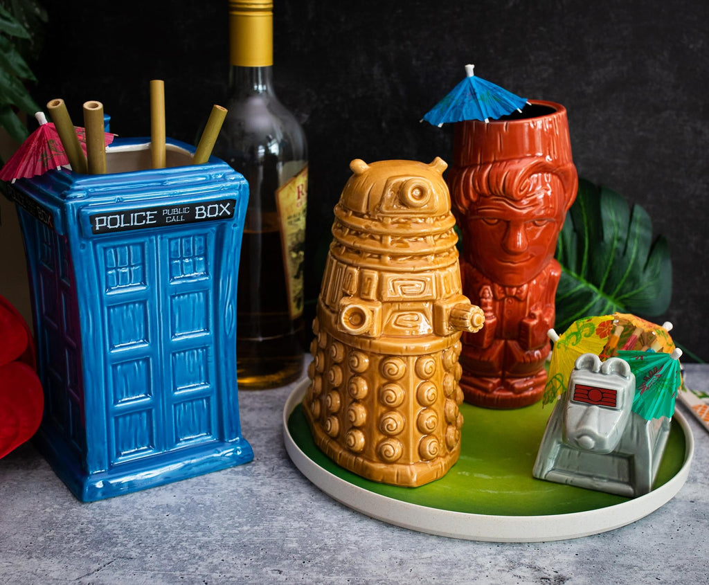 Geeki Tikis Doctor Who TARDIS Ceramic Mug | Holds 42 Ounces