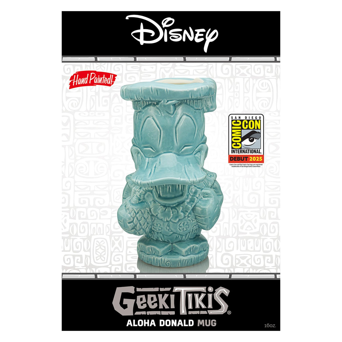 Geeki Tikis Disney Aloha Donald Duck Ceramic Mug | Holds 16 Ounces