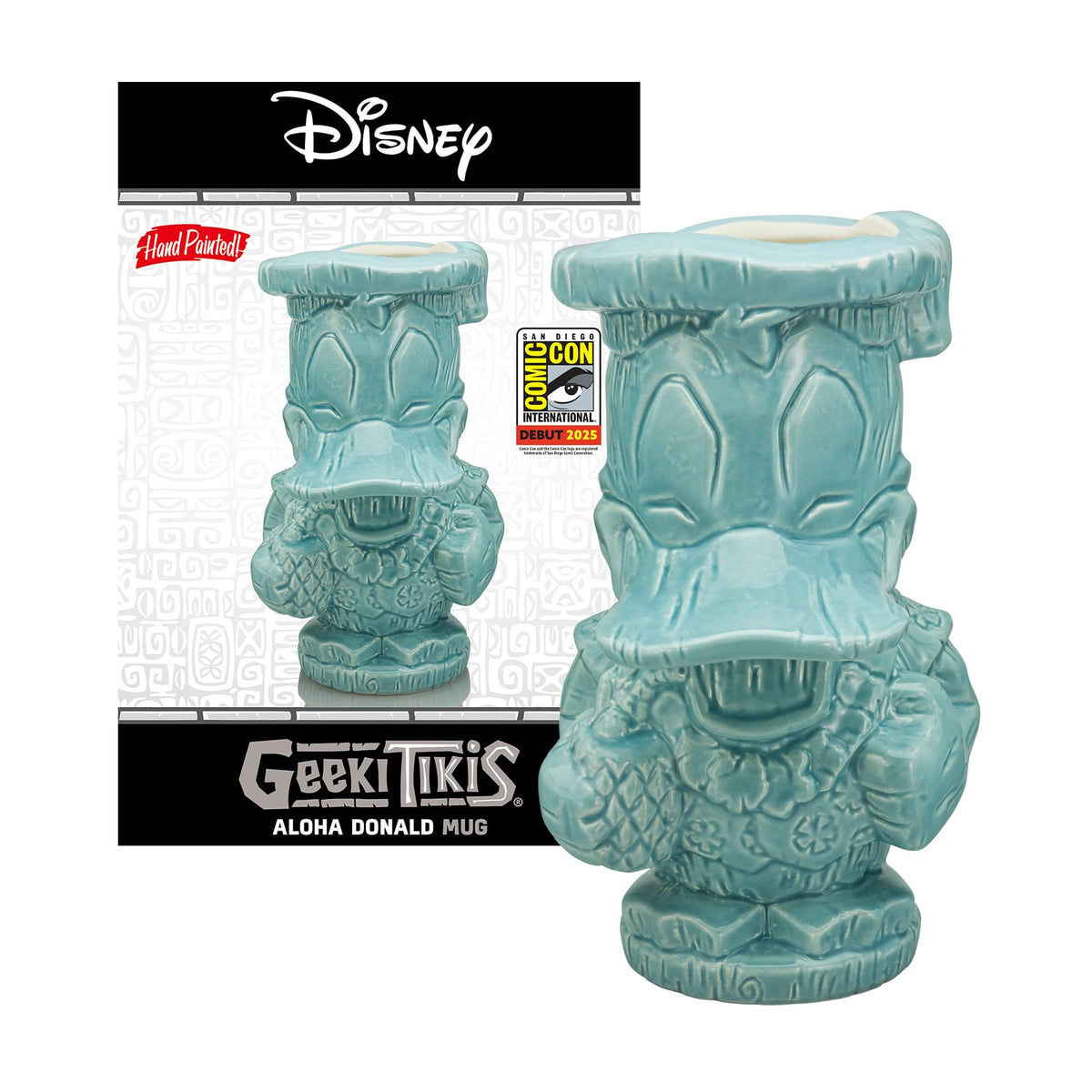 Geeki Tikis Disney Aloha Donald Duck Ceramic Mug | Holds 16 Ounces