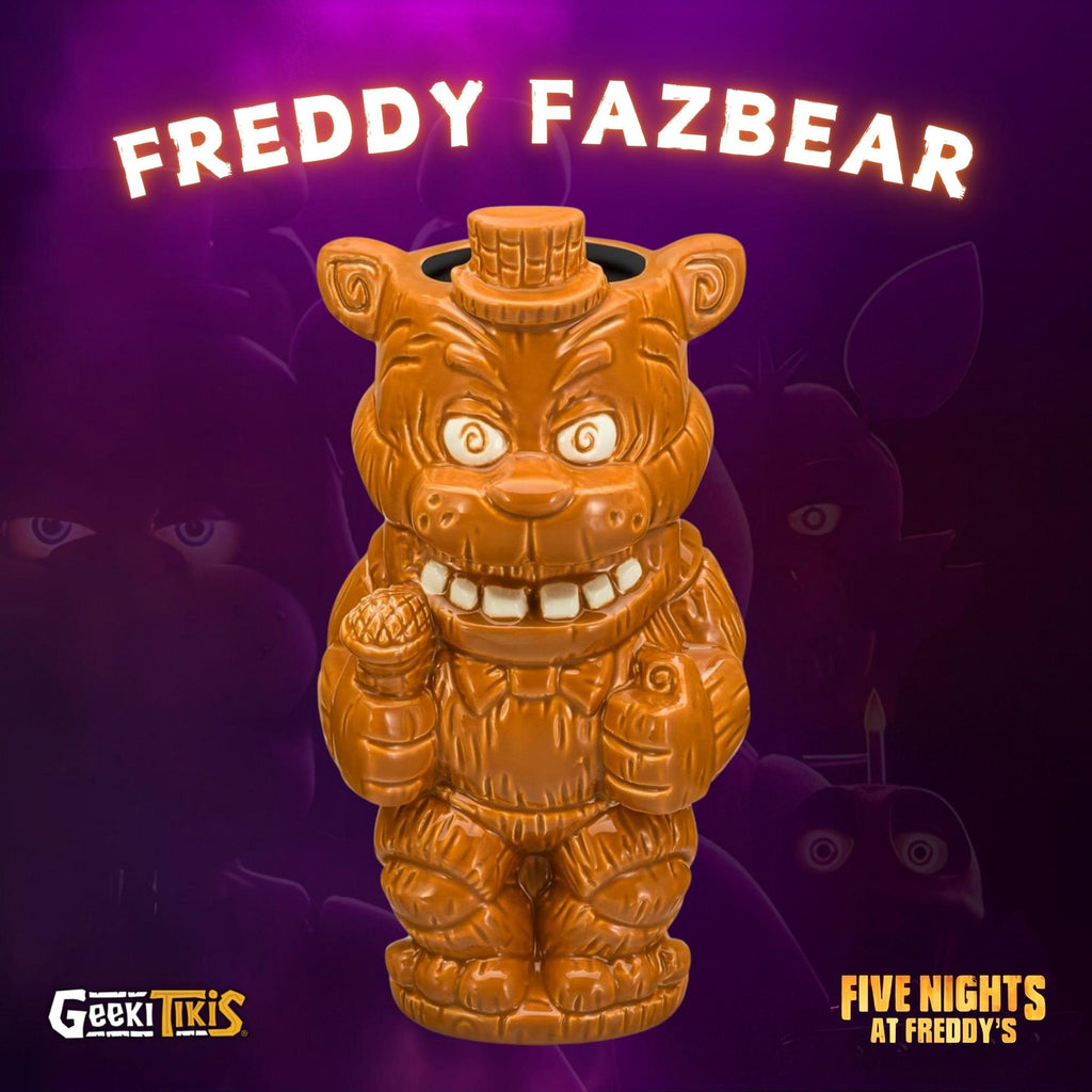 Geeki Tikis Five Nights At Freddy's Freddy Fazbear 16-Ounce Ceramic Mug