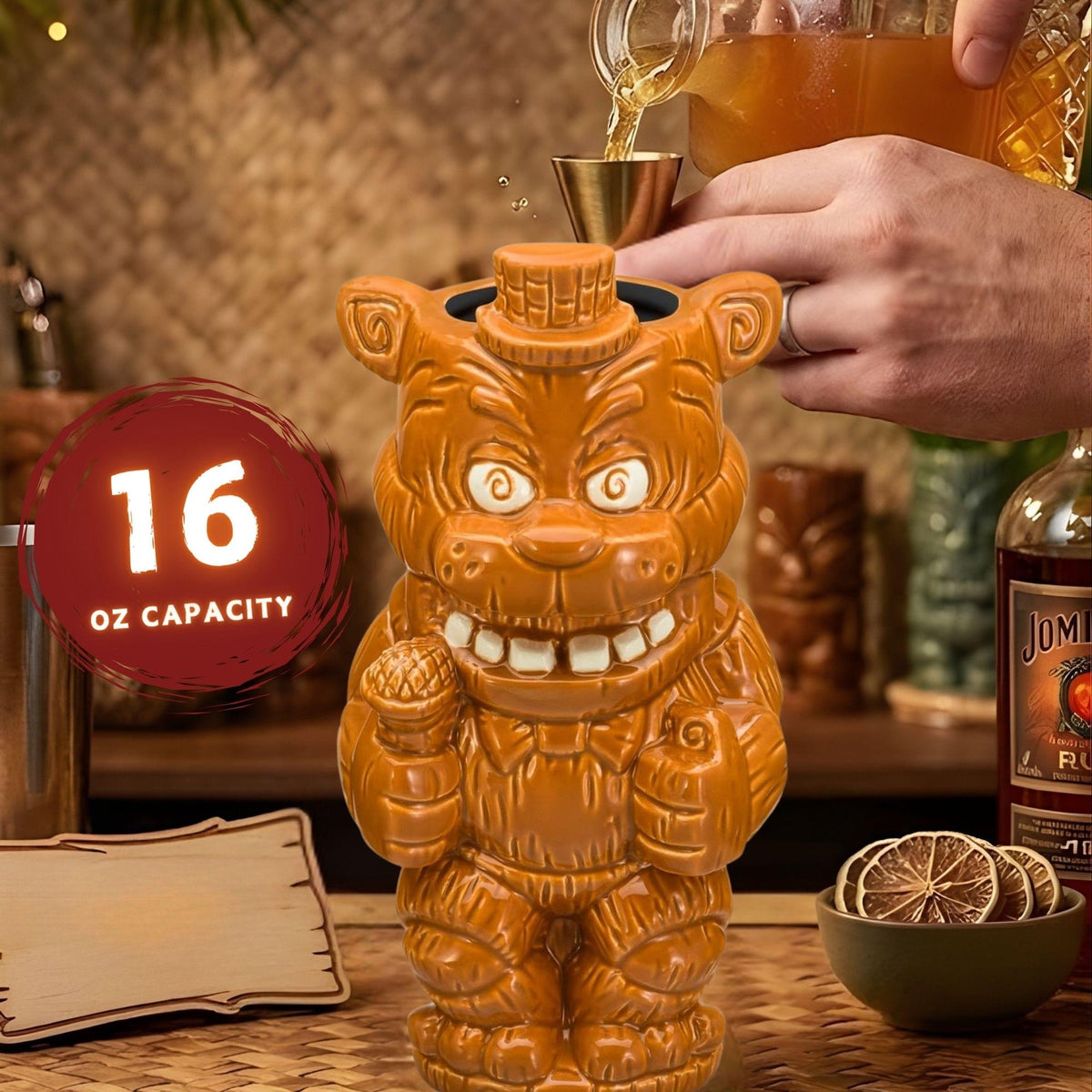 Geeki Tikis Five Nights At Freddy's Freddy Fazbear 16-Ounce Ceramic Mug