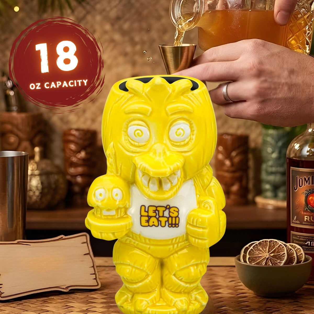 Geeki Tikis Five Nights At Freddy's Chica and Cupcake 18-Ounce Ceramic Mug