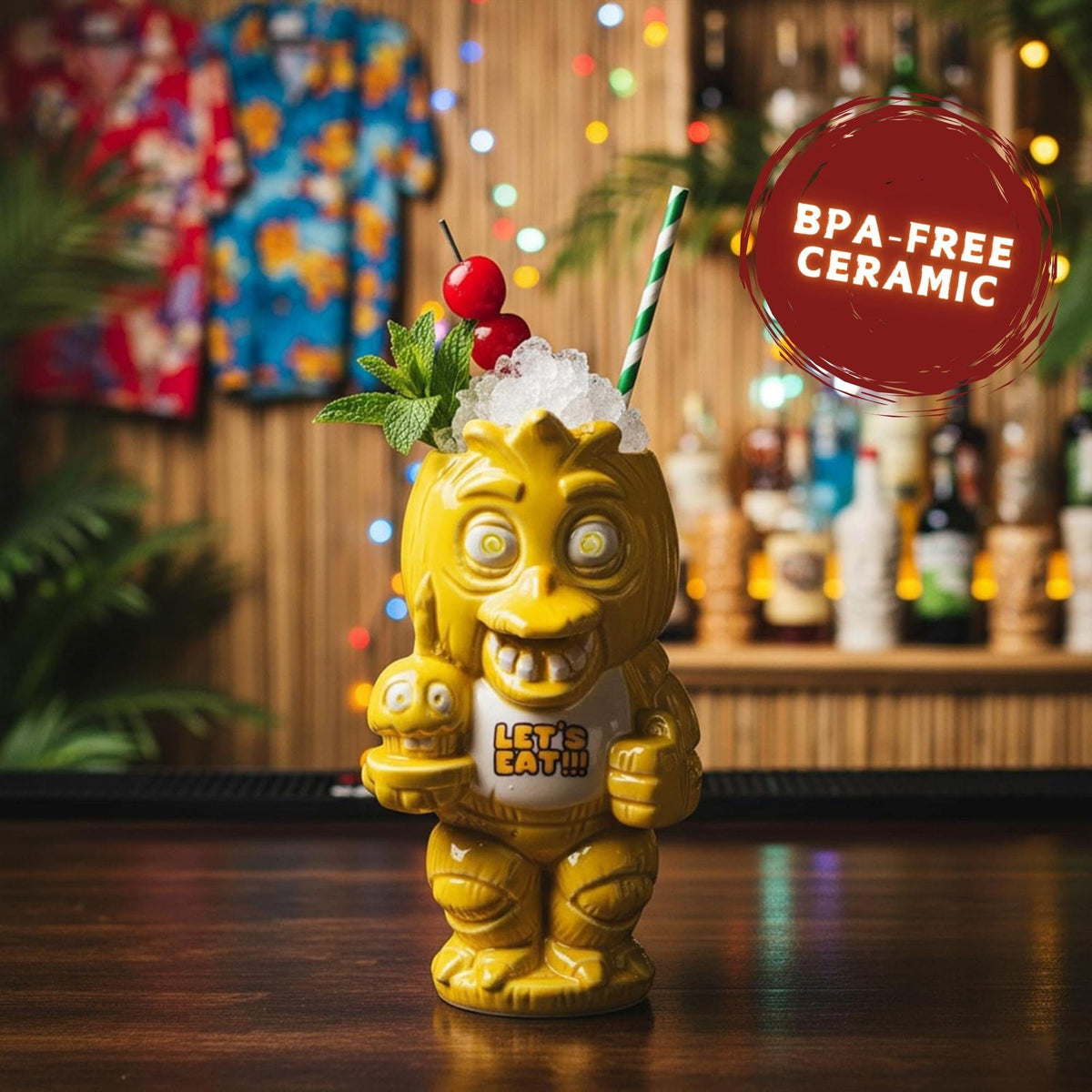 Geeki Tikis Five Nights At Freddy's Chica and Cupcake 18-Ounce Ceramic Mug