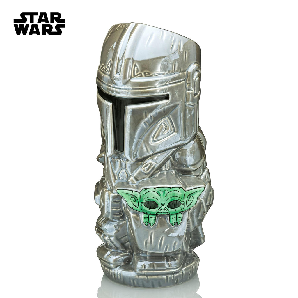 Geeki Tikis Star Wars: The Mandalorian and Grogu Ceramic Mug | Holds 14 Ounces