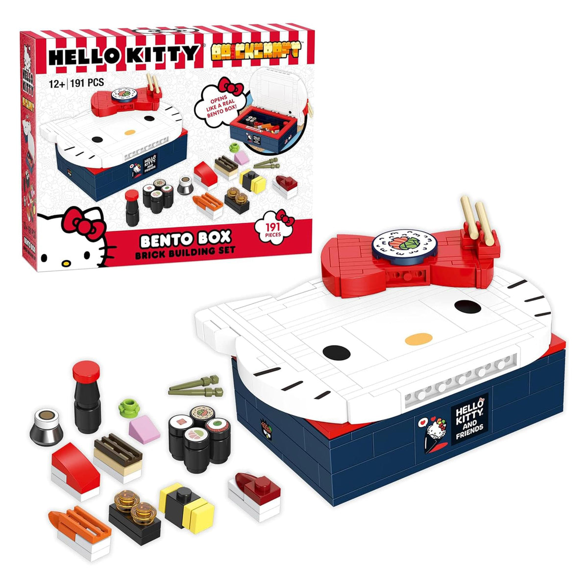 Sanrio Hello Kitty Bento Box 191 Piece Brick Building Set