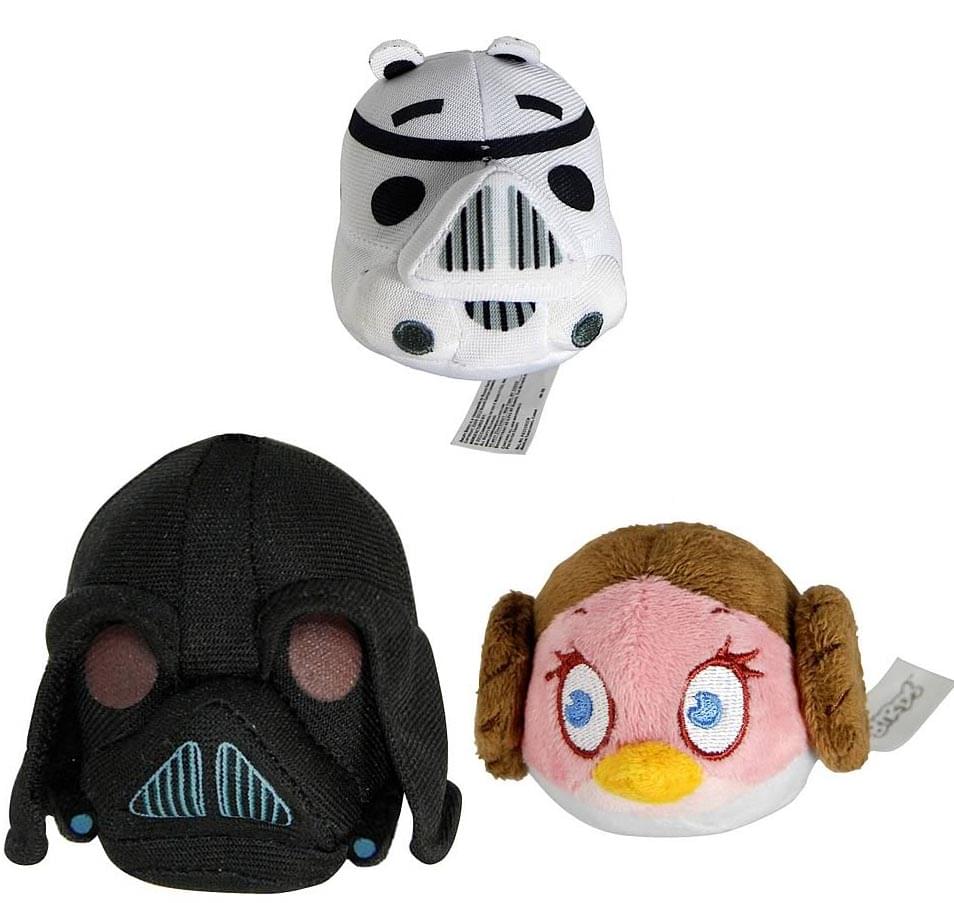 Angry Birds Star Wars 12" Plush: Set Of 3