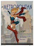 DC Bombshells Supergirl Art Print