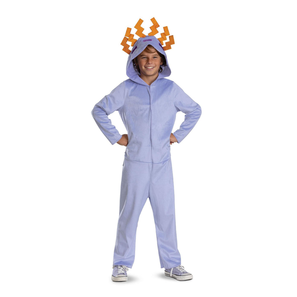 Minecraft Axolotl Hooded Child Costume Jumpsuit