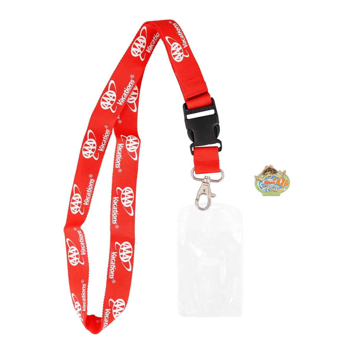 Disney AAA Vacations Lanyard w/ Finding Nemo Collector Pin