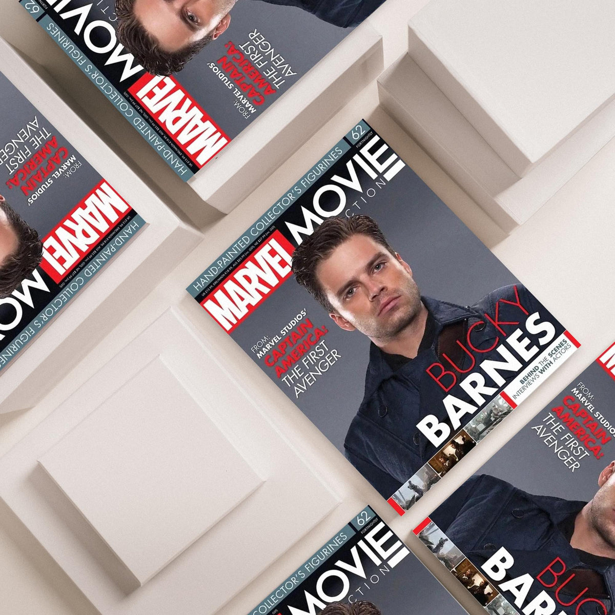 Eaglemoss Marvel Movie Collection Magazine Issue #62 Bucky