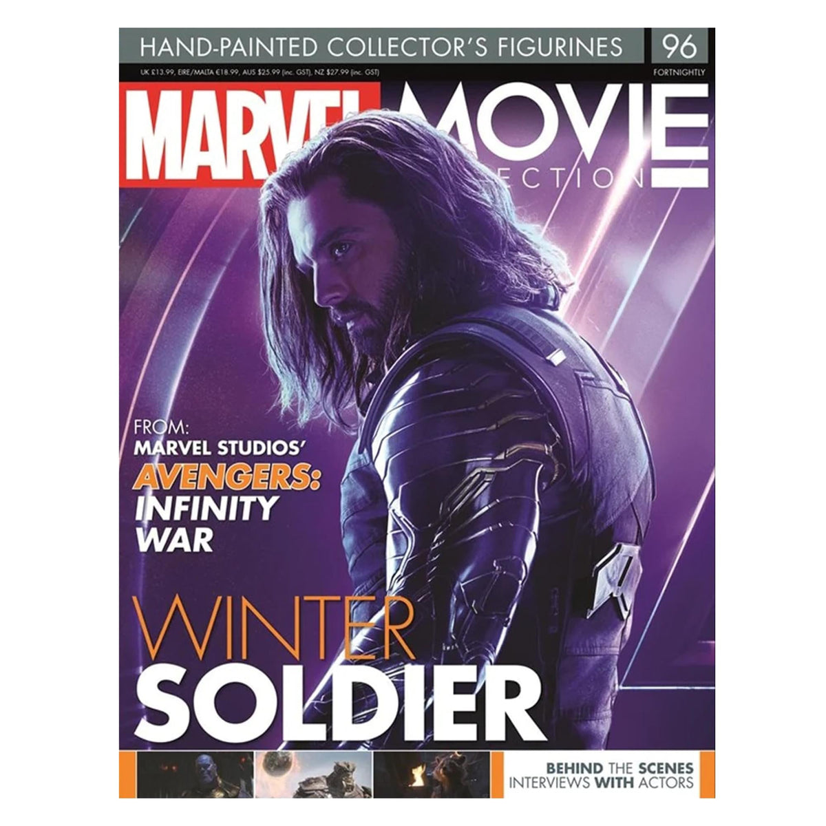 Eaglemoss Marvel Movie Collection Magazine Issue #96 Infinity War Winter Soldier