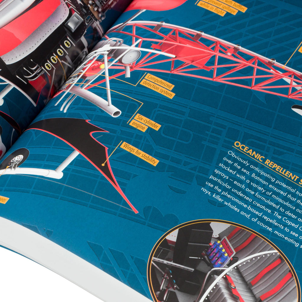 Eaglemoss DC Batmobile Cutaways Book and Collectible Car Batman Classic TV