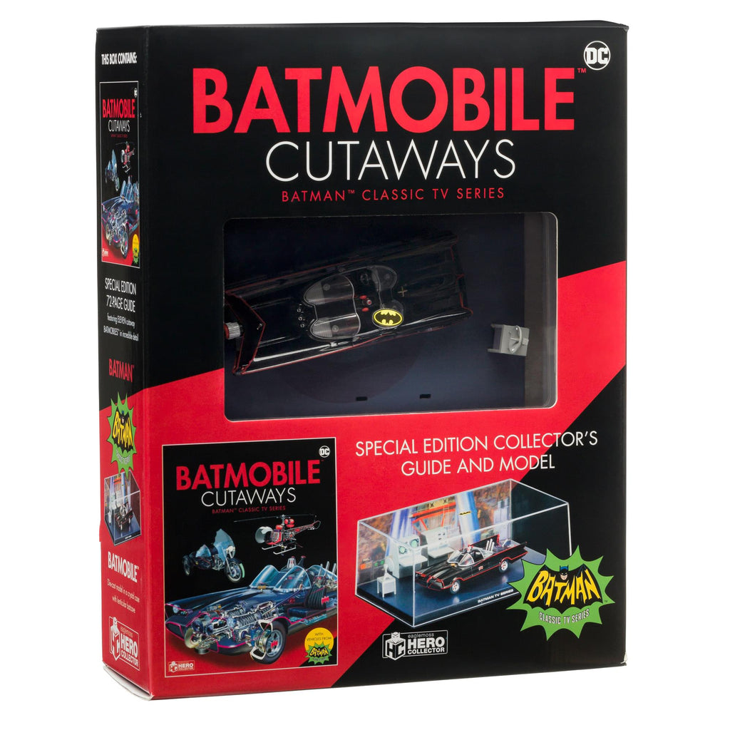 Eaglemoss DC Batmobile Cutaways Book and Collectible Car Batman Classic TV