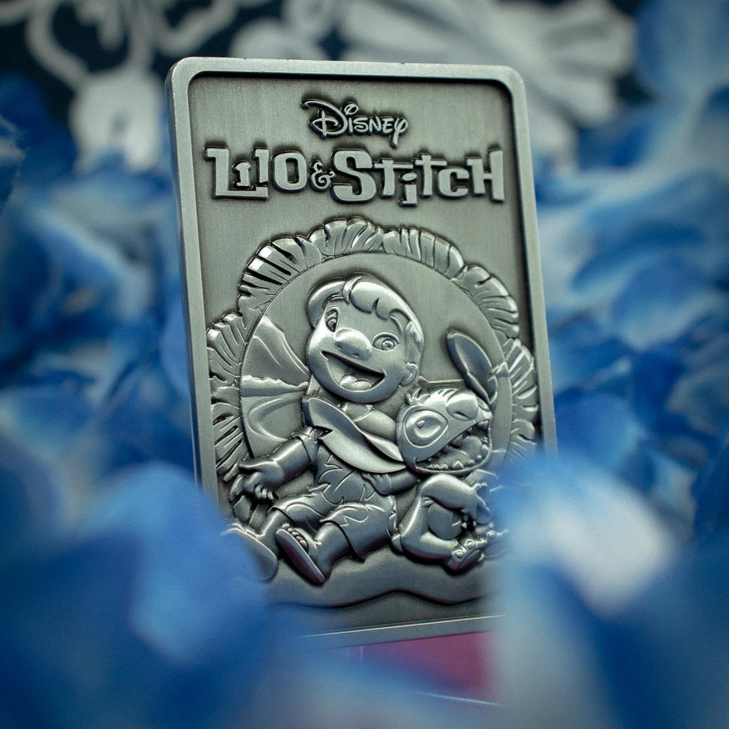 Disney Lilo & Stitch Limited Edition Double-Sided Embossed Metal Ingot