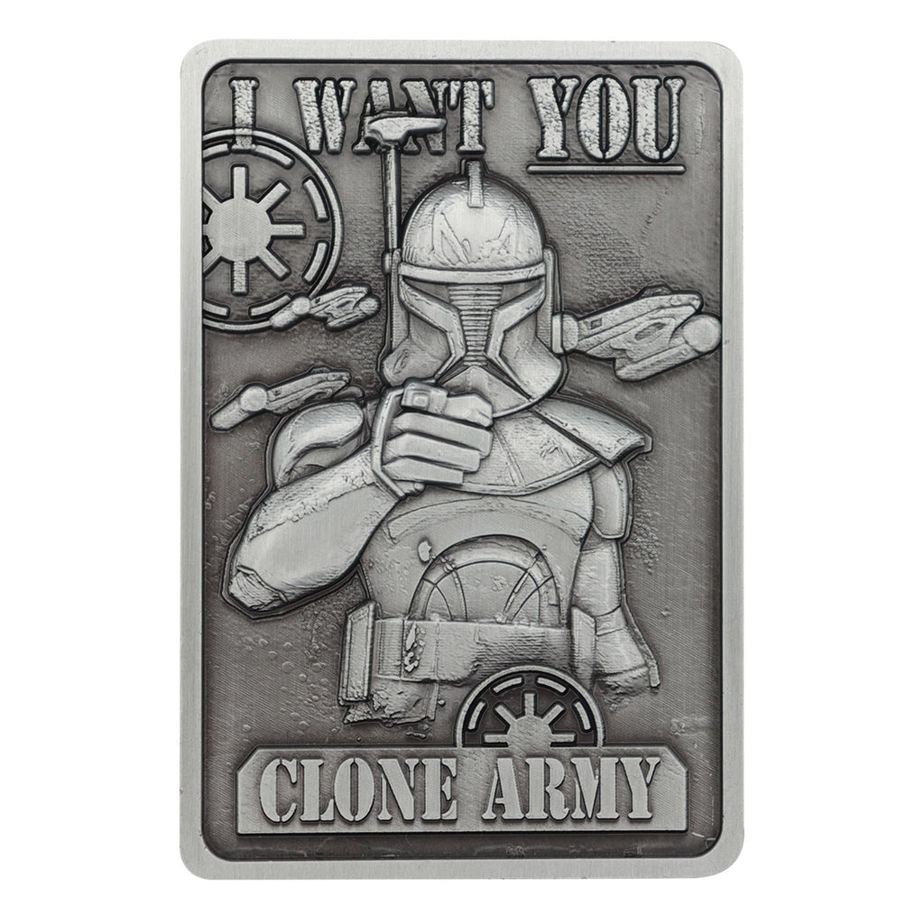 Star Wars: The Clone Wars Captain Rex Limited Edition Embossed Metal Ingot