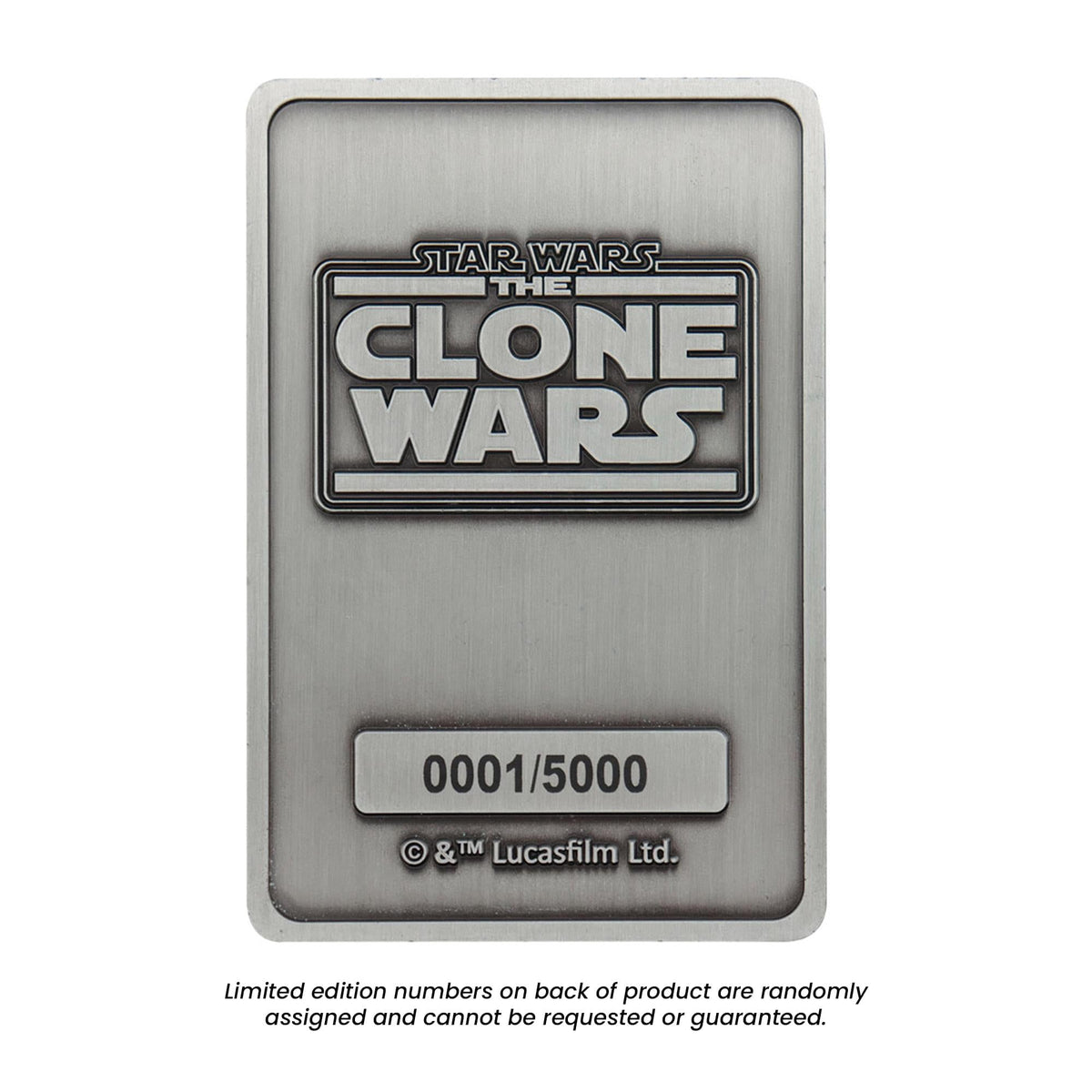 Star Wars: The Clone Wars Captain Rex Limited Edition Embossed Metal Ingot