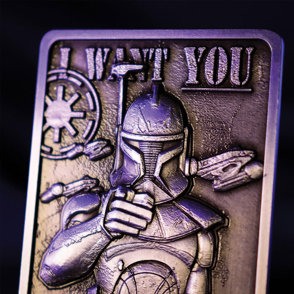 Star Wars: The Clone Wars Captain Rex Limited Edition Embossed Metal Ingot