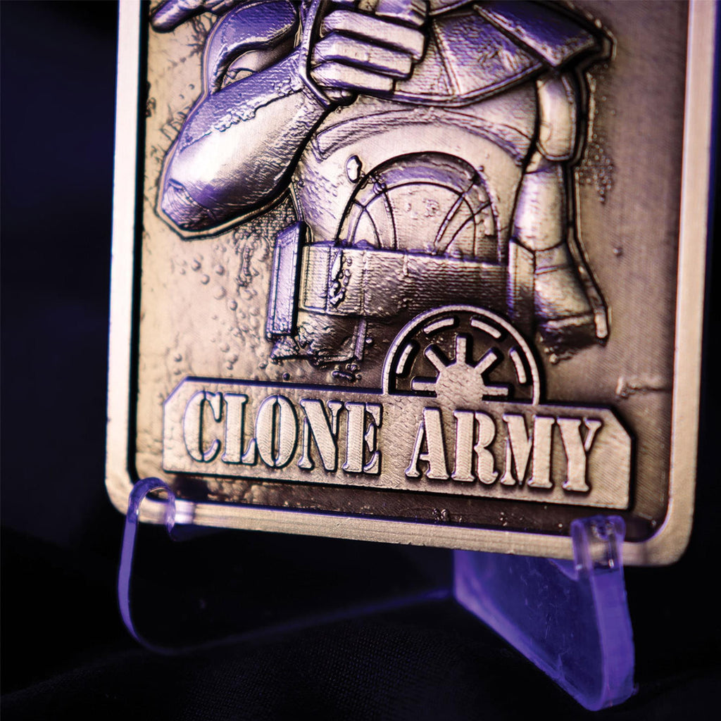 Star Wars: The Clone Wars Captain Rex Limited Edition Embossed Metal Ingot
