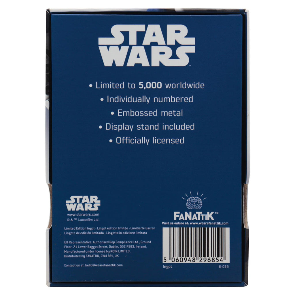 Star Wars: The Clone Wars Captain Rex Limited Edition Embossed Metal Ingot