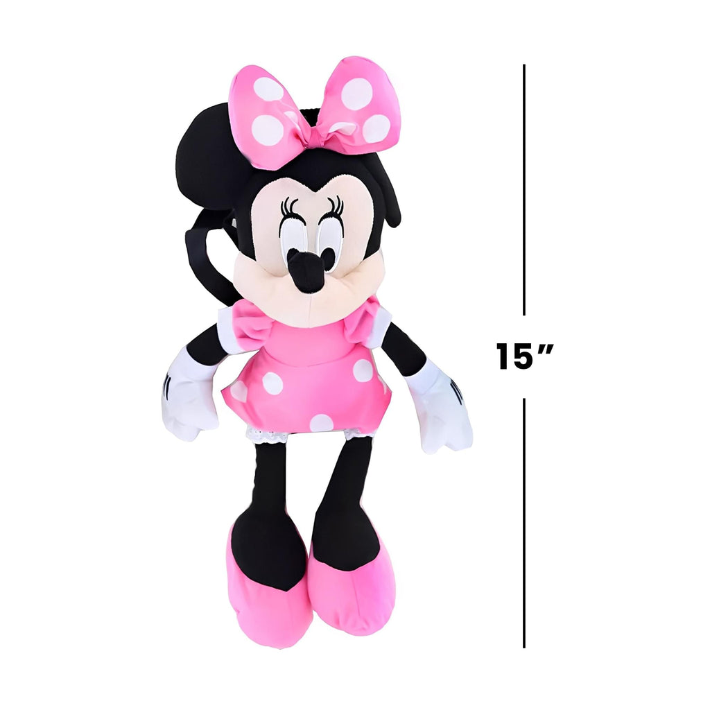 Disney Minnie Mouse 15 Inch Plush Backpack