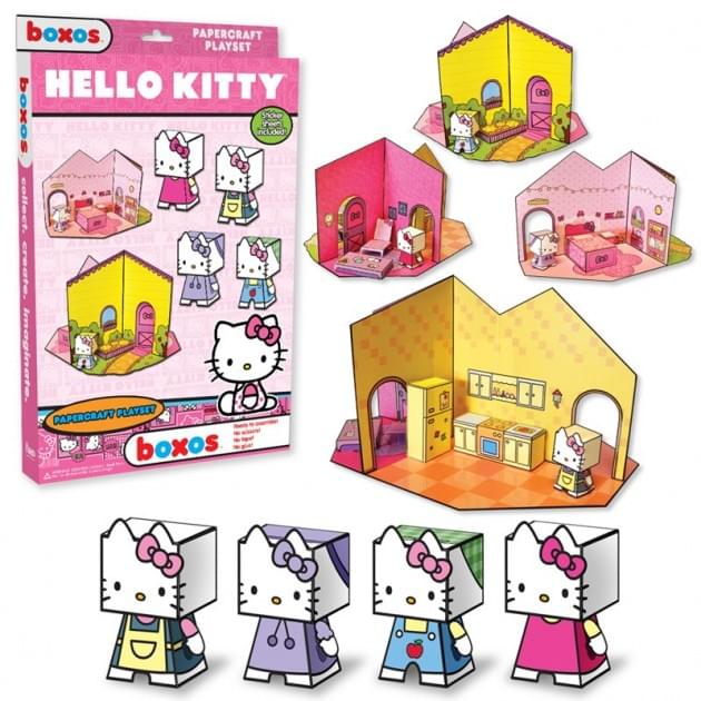 Hello Kitty Papercraft Activity Playset