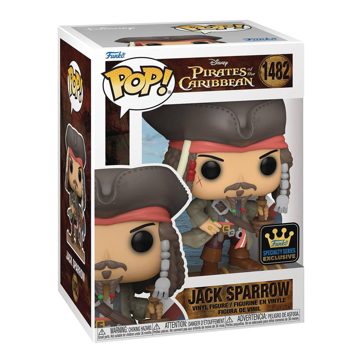 Disney Pirates of the Caribbean Funko POP | Jack Sparrow Specialty Series #1482
