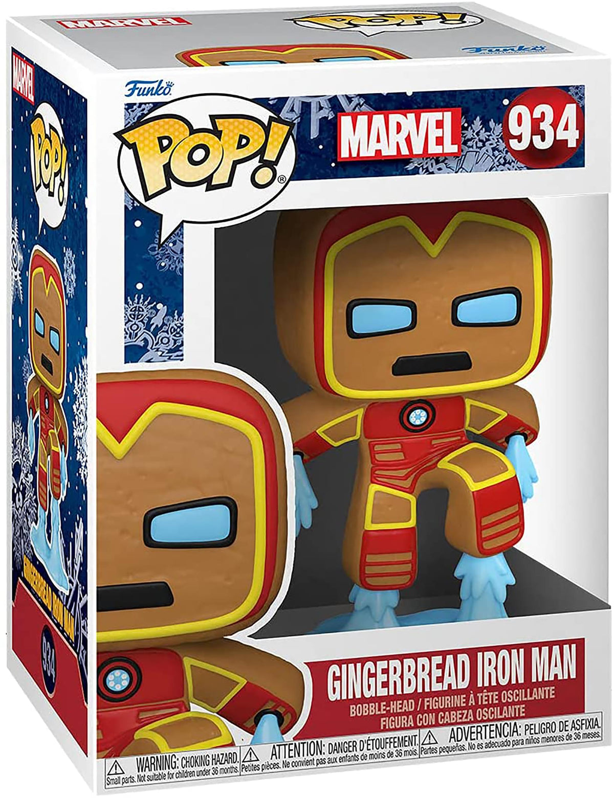 Marvel Funko Holiday POP Vinyl Figure | Gingerbread Iron Man