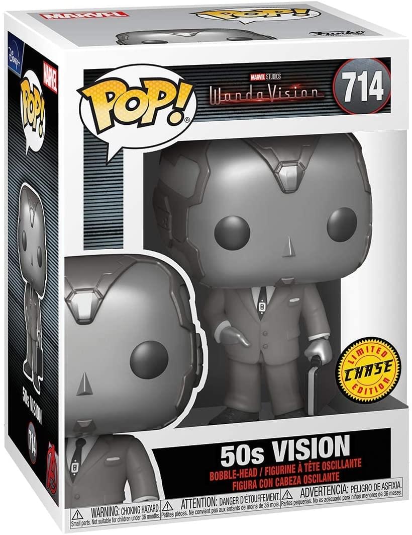 Marvel WandaVision Funko POP Vinyl Figure | 50s Vision Chase