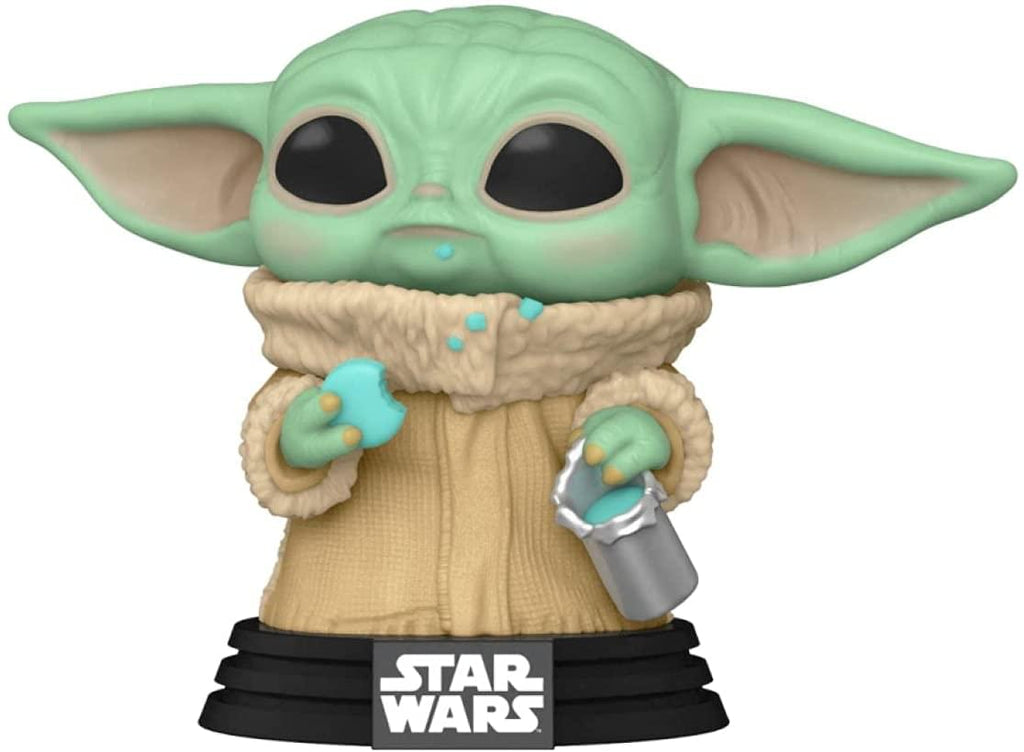 Star Wars Mandalorian Funko POP Vinyl Figure | Grogu with Cookie