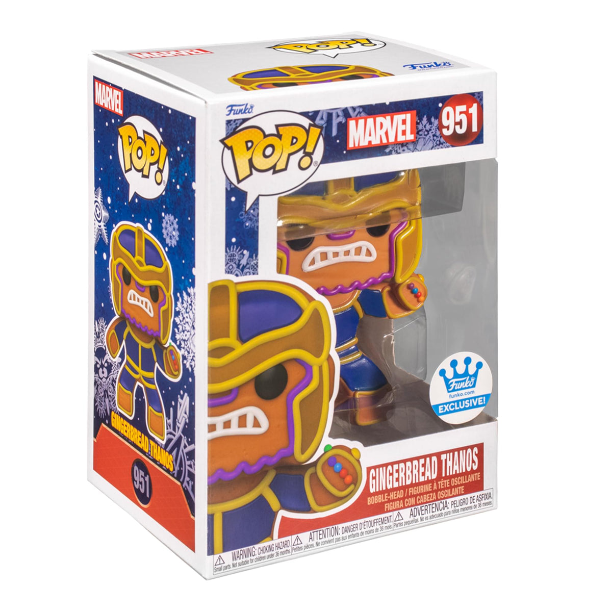 Marvel Funko Holiday POP Vinyl Figure | Gingerbread Thanos