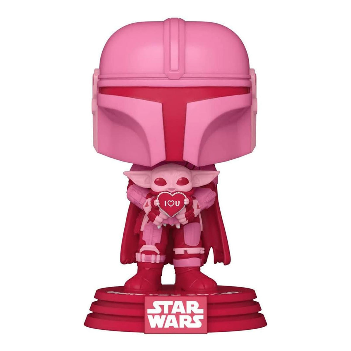 Star Wars Funko POP | Valentine's Edition Mandalorian with Grogu