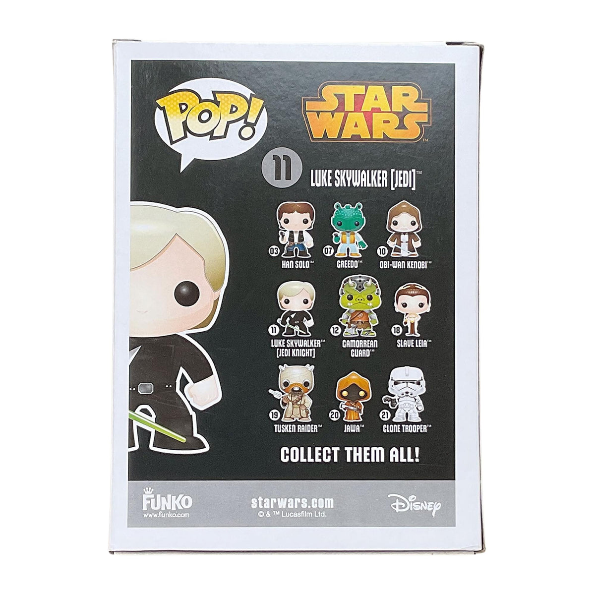 Star Wars Funko POP Vinyl Figure Jedi Luke Skywalker
