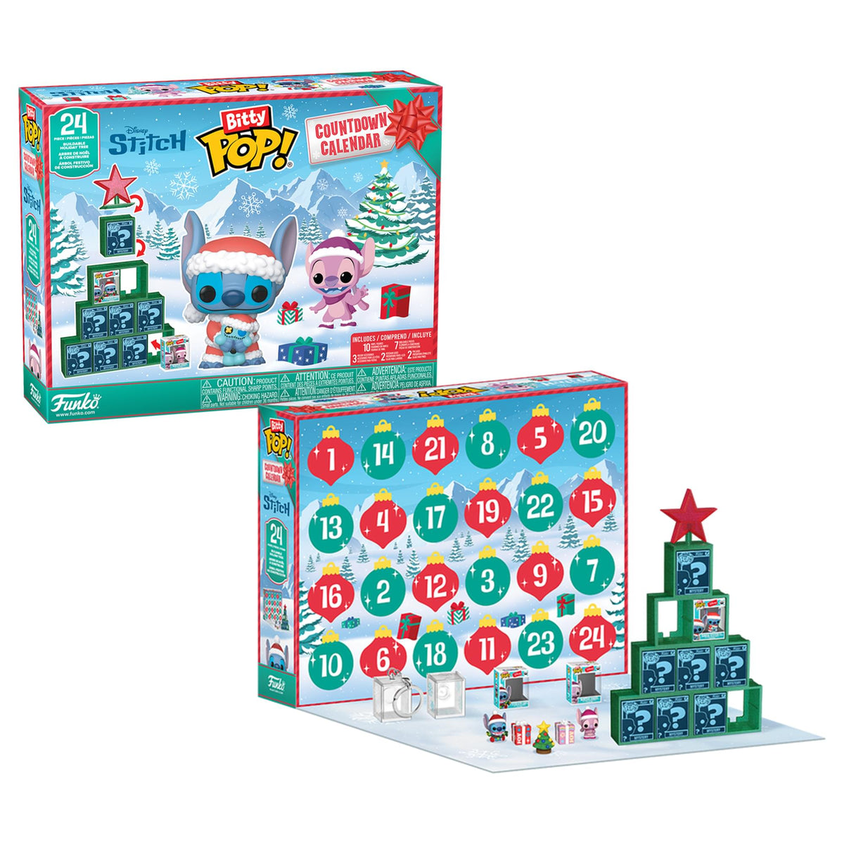 Disney Funko Bitty POP Countdown Calendar | Stitch Holiday