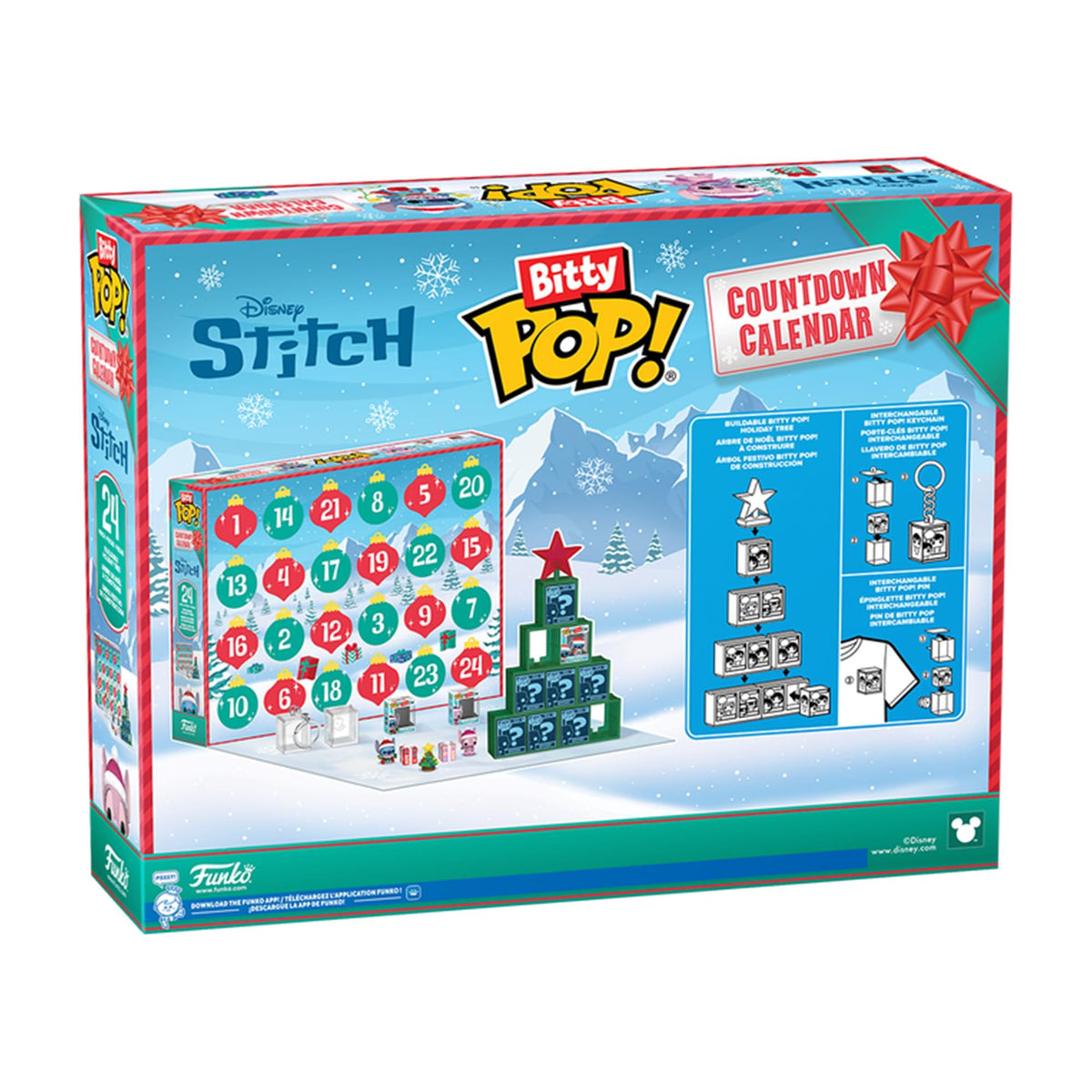 Disney Funko Bitty POP Countdown Calendar | Stitch Holiday