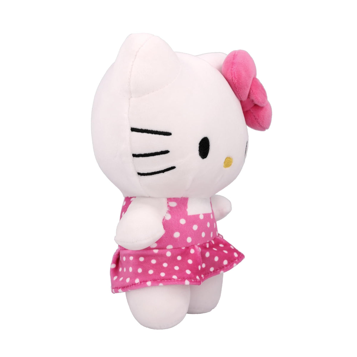 Sanrio 10 Inch Plush | Pink Polka Dot Dress Hello Kitty