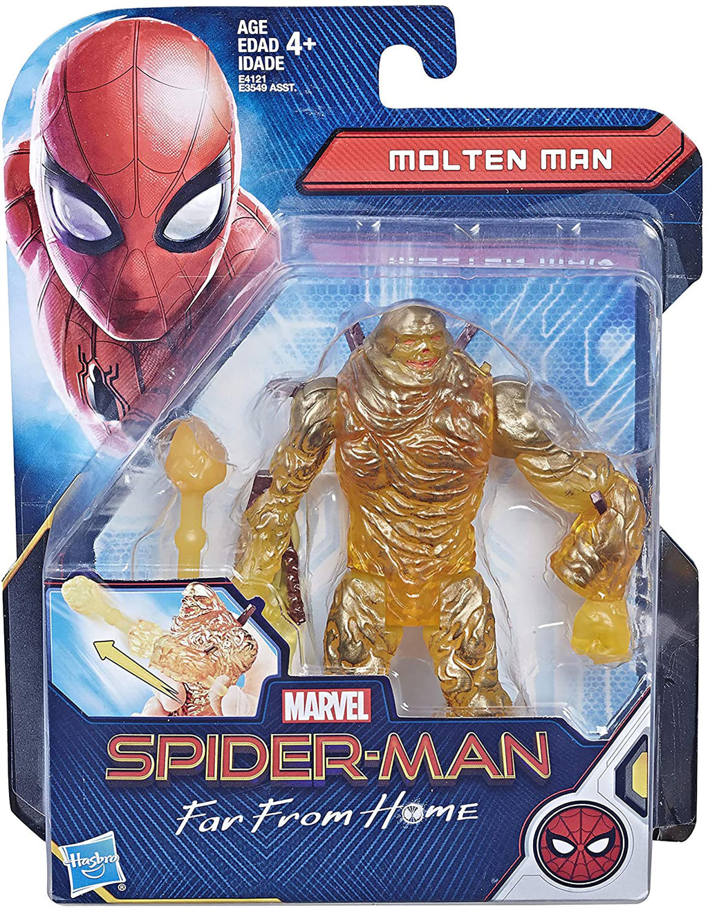 Marvel Spider-Man Far From Home 6 Inch Action Figure | Molten Man